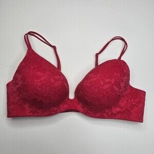 Victoria's Secret angels secret embrace push up red bra size 34B